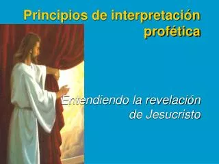 principios de interpretaci n prof tica