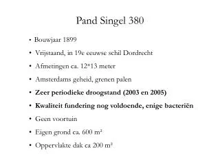 pand singel 380