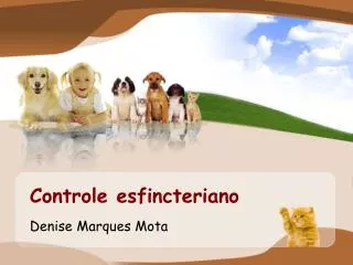 controle esfincteriano