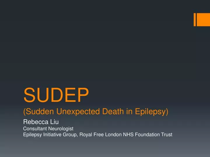 sudep sudden unexpected death in epilepsy