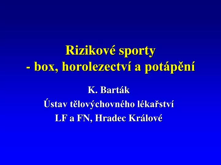 rizikov sporty box horolezectv a pot p n