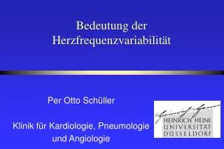 bedeutung der herzfrequenzvariabilit t