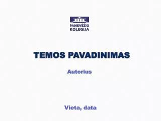temos pavadinimas