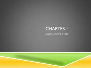 Chapter 4