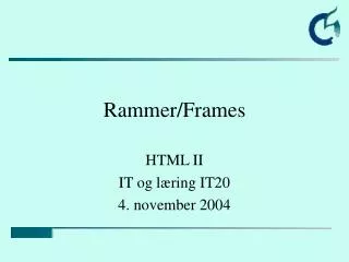 rammer frames