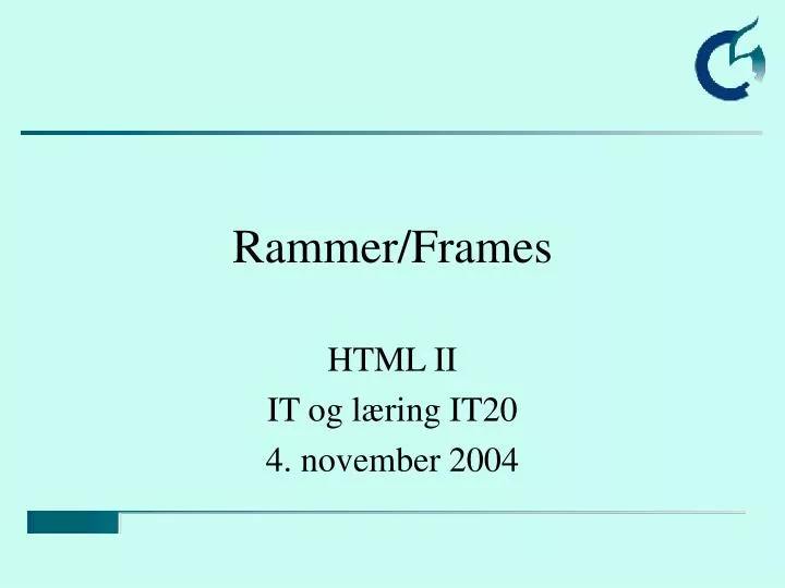 rammer frames