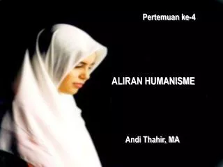 aliran humanisme