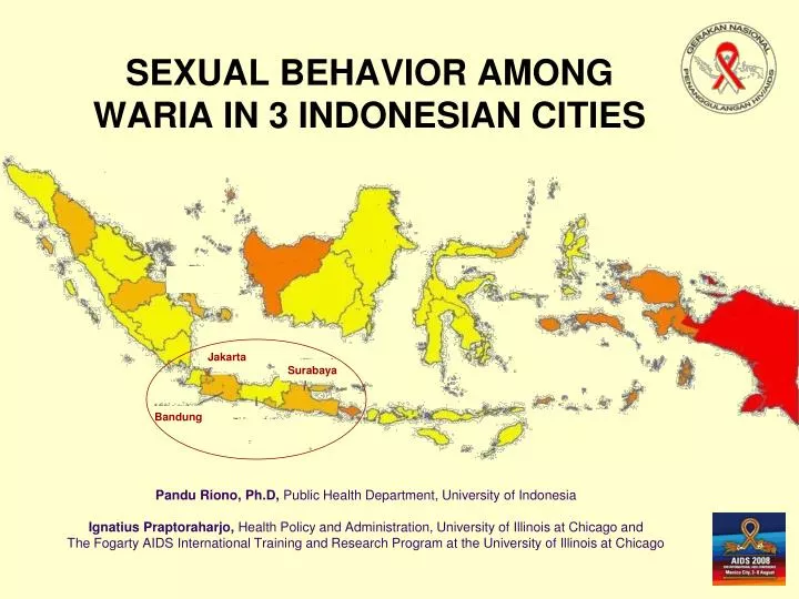 sexual behavior among waria in 3 indonesian cities