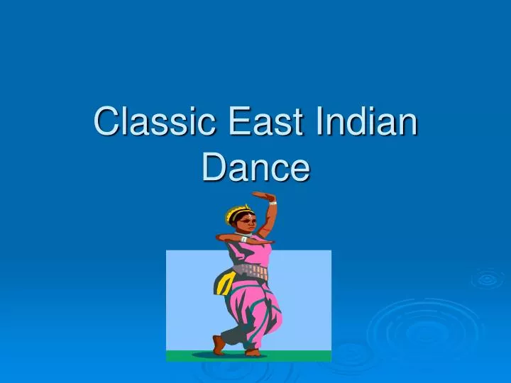 classic east indian dance