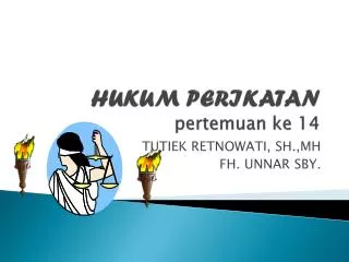 hukum perikatan pertemuan ke 14