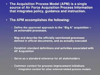 APM Navigation Frame