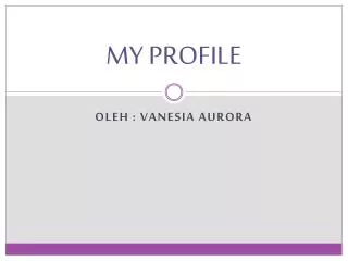 my profile