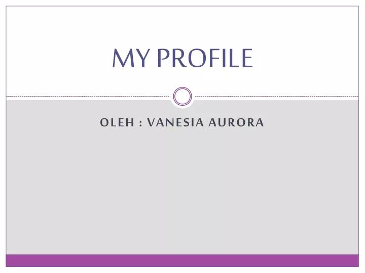 my profile