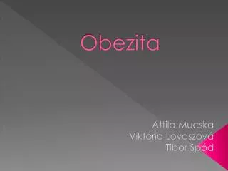 obezita
