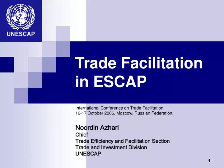 trade facilitation in escap