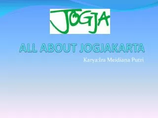 all about jogjakarta