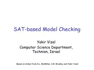 SAT-based Model Checking