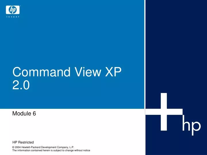 command view xp 2 0