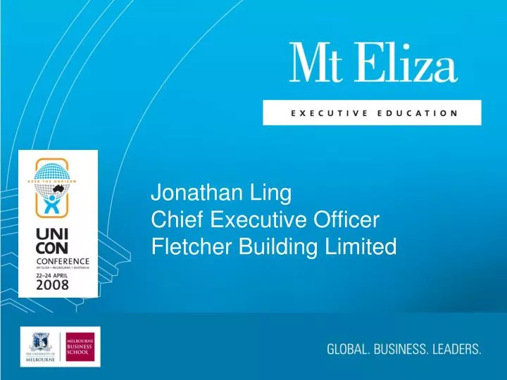 jonathan ling chief executive officer fletcher building limited