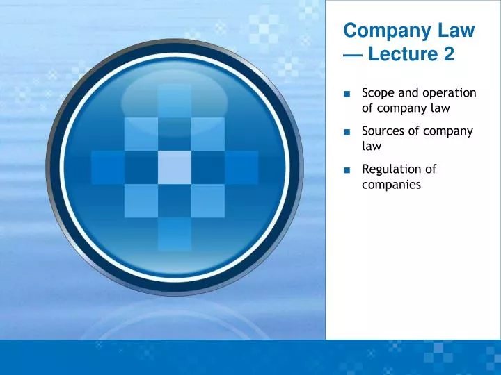 company law lecture 2
