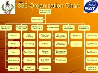 333 organization chart