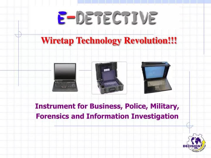 instrument for business police military forensics and information investigation