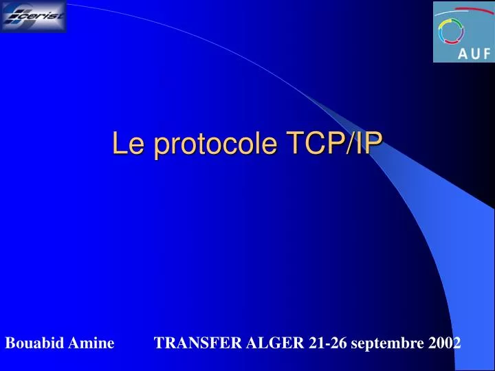 le protocole tcp ip