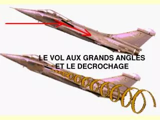 le vol aux grands angles et le decrochage