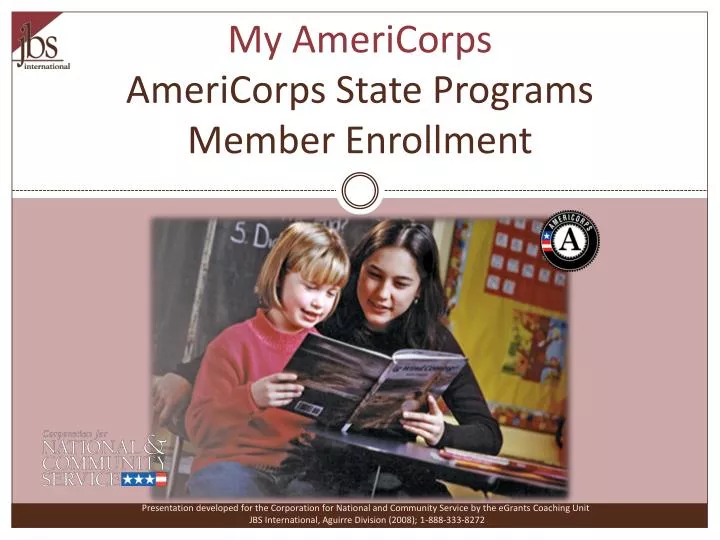 my americorps americorps state programs member enrollment