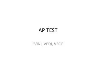AP TEST