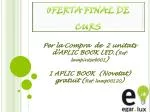 OFERTA FINAL DE CURS - slide 1