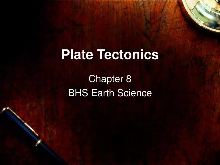 plate tectonics