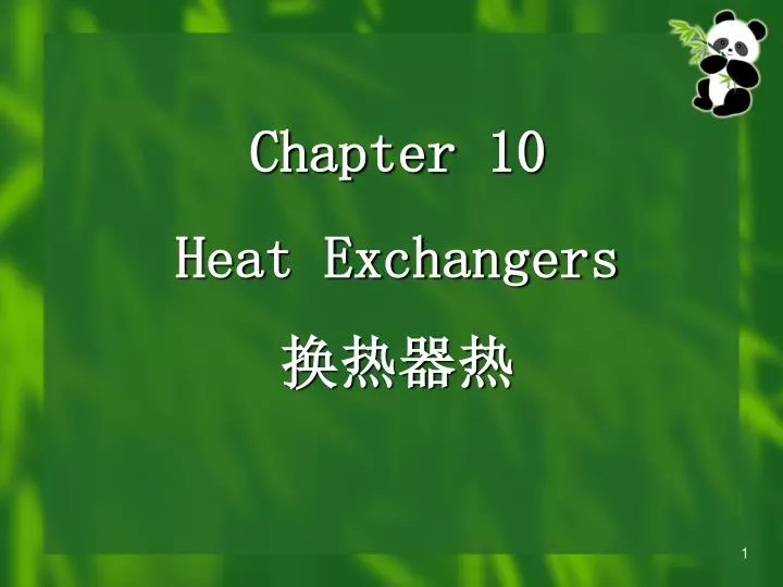 chapter 10 heat exchangers