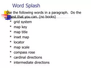 Word Splash