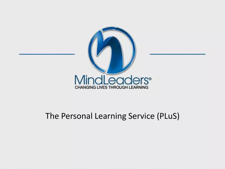 the personal learning service plus