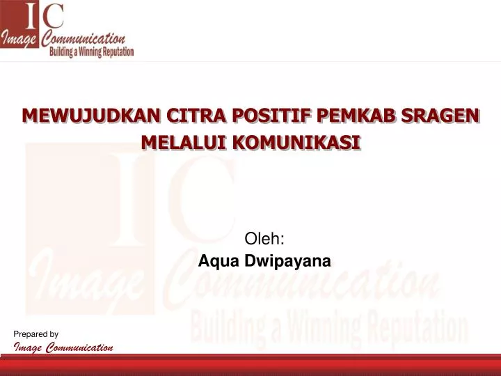 oleh aqua dwipayana