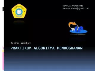 kontrak praktikum