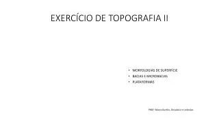 exerc cio de topografia ii