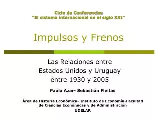 impulsos y frenos
