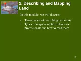 2. Describing and Mapping Land