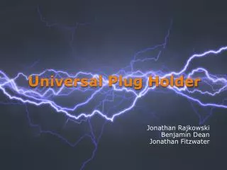 Universal Plug Holder