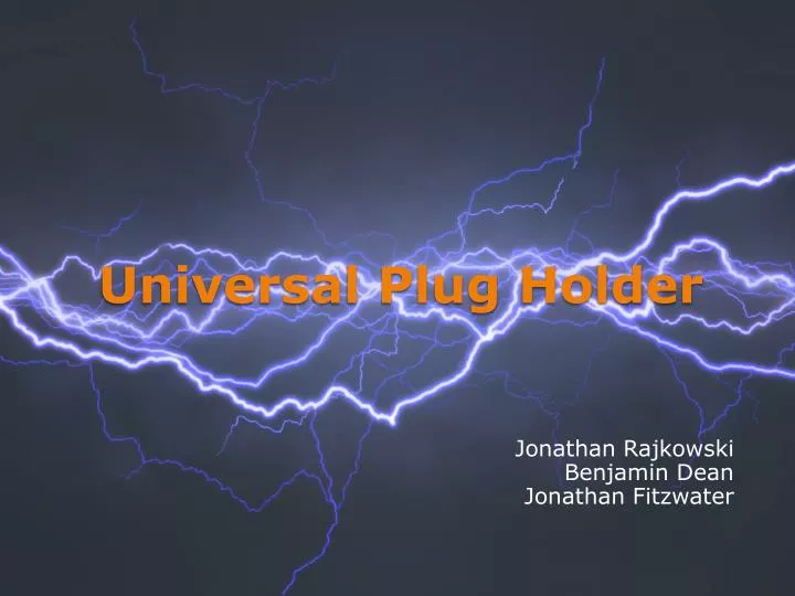 universal plug holder