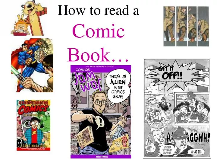 how to read a comic book