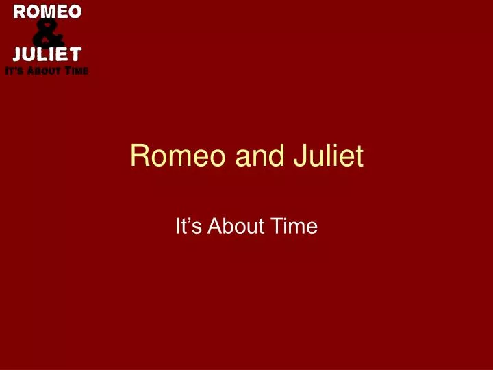 romeo and juliet