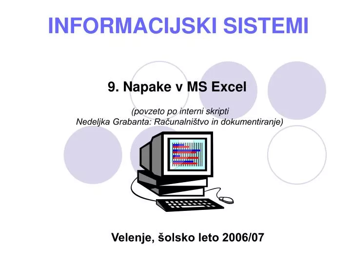informacijski sistemi