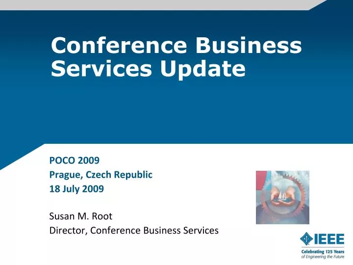 conference business services update