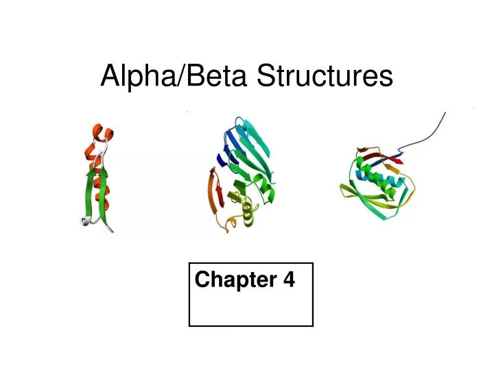alpha beta structures