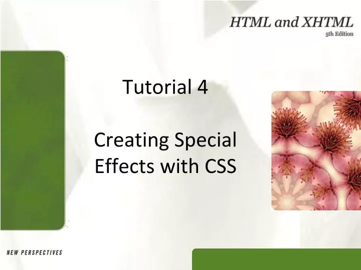 tutorial 4 creating special effects with css