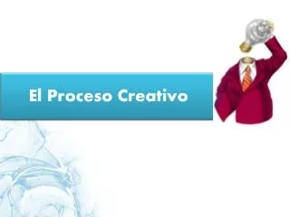 el proceso creativo