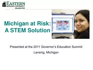 Michigan at Risk: A STEM Solution